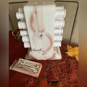 Like New Camille Hot Rollers 20 piece set plus clips